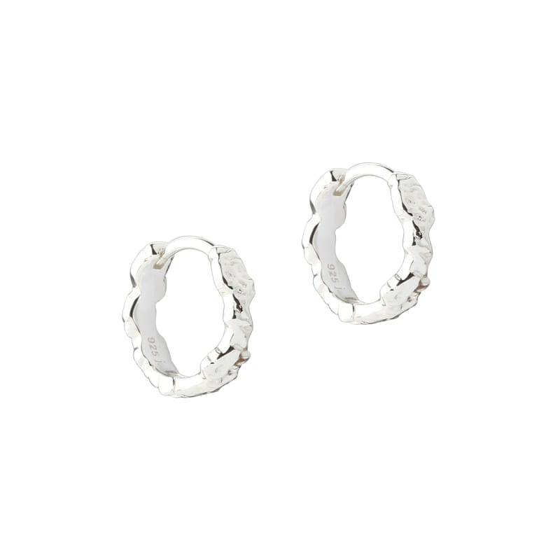 Mila Hoop 12 Mm  Silver