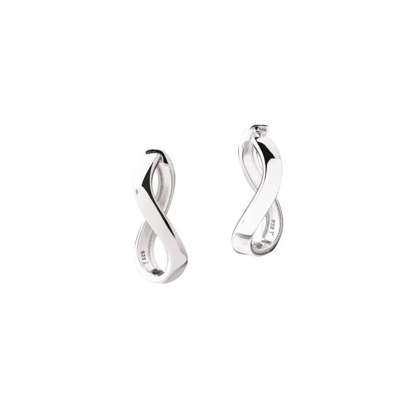 Forever Hoop Small  Silver