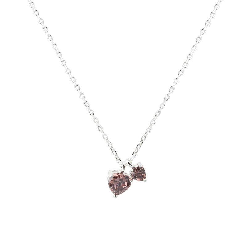 Eira Heart Necklace  Silver