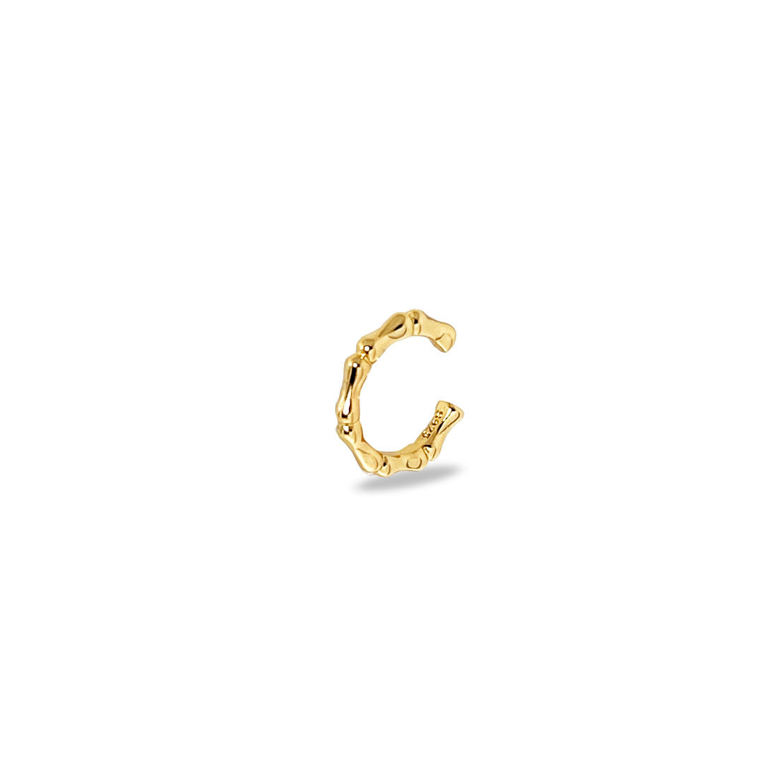 Cuff  ørering - Newbamboo - Onesize Regulerbar Størrelse - 18 Karat Forgyldt Sterling
