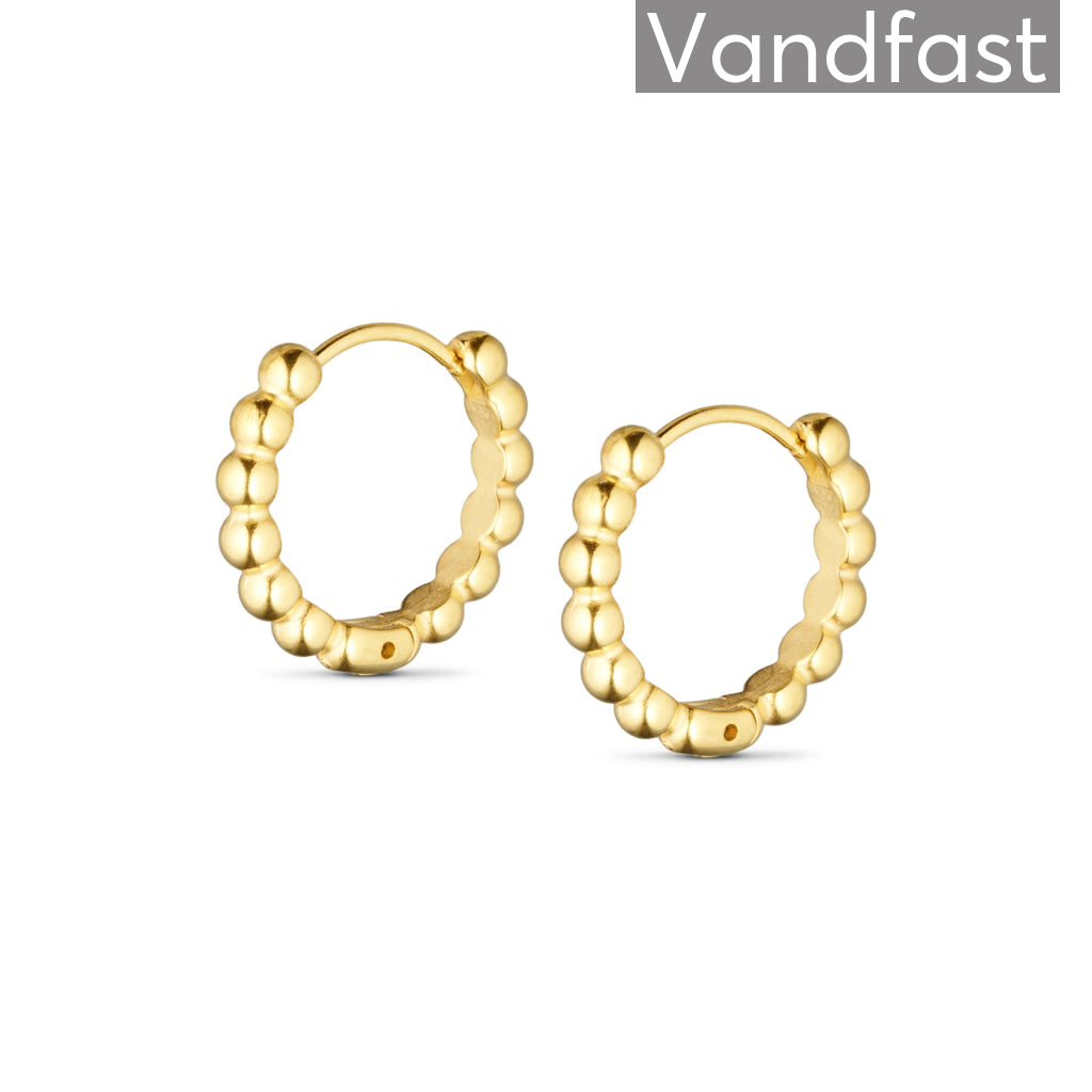 Annebrauner Athen Creole øreringe 18k Guldbelagt