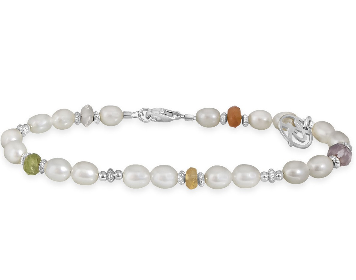 Rabinovich - Armbånd Perler Sten Sølv - Colony