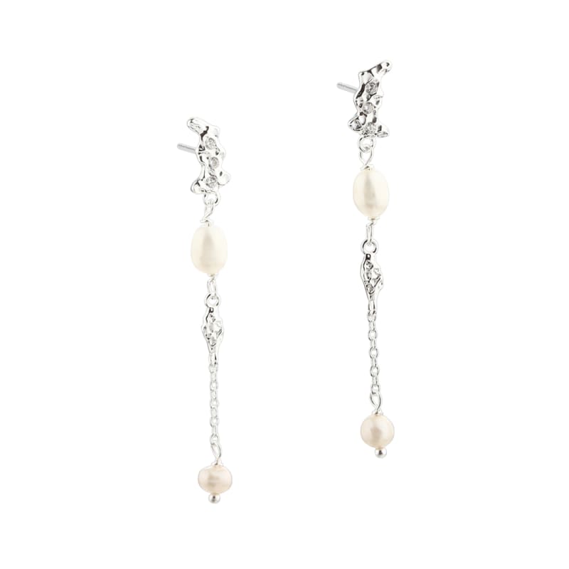 Milena Long Earstud  Silver