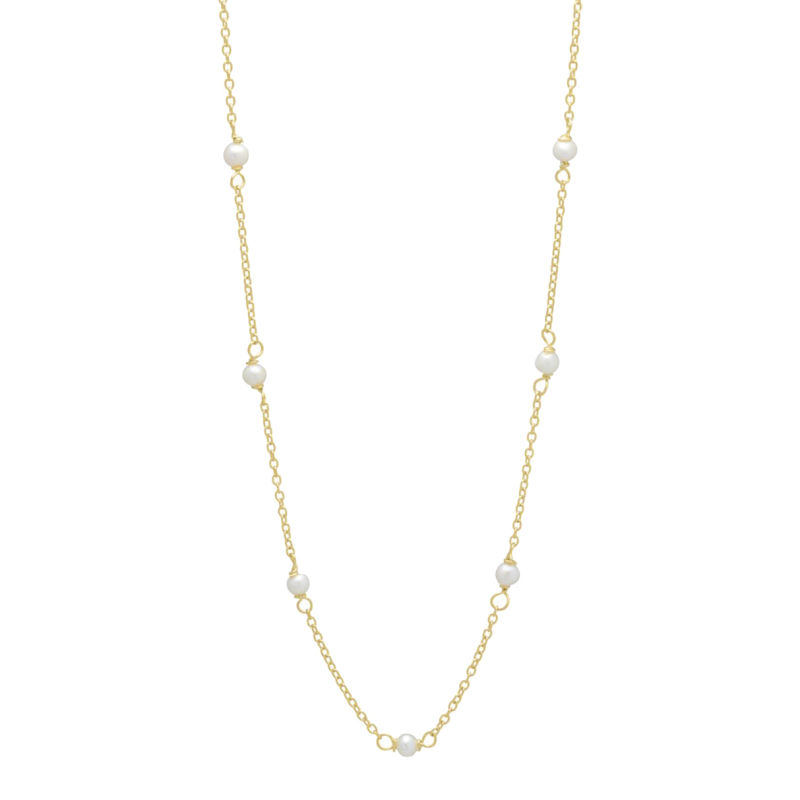 Pearly Necklace  Golden