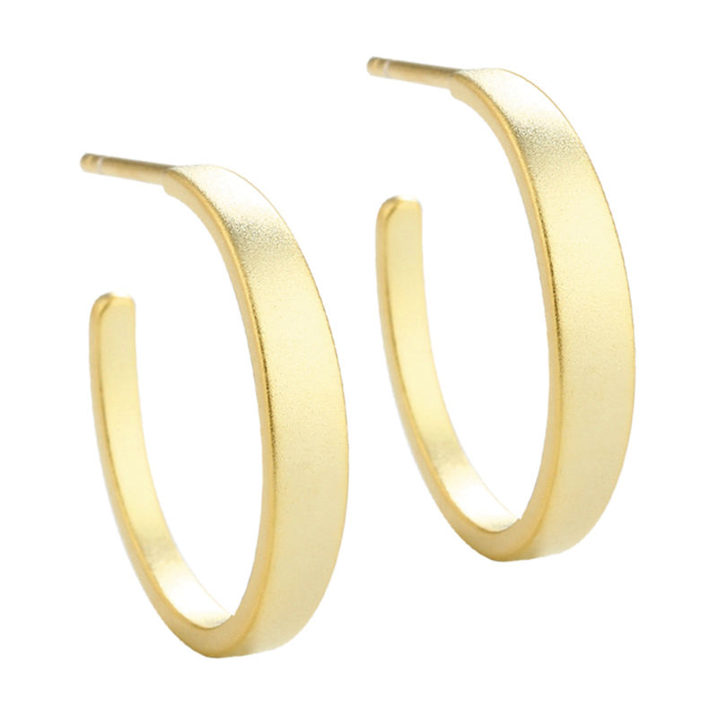 Bb Hoop Sand Small 20 Mm Golden