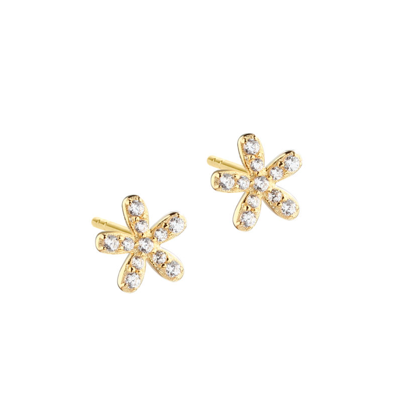 Darling Flower Earstud  Golden