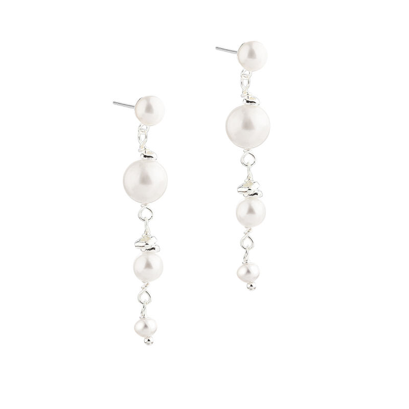 Ghita Short Earring  Silver