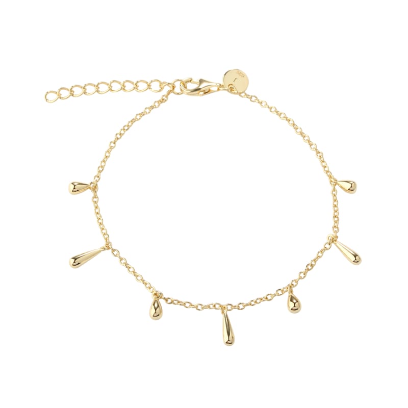 Shiny Drop Bracelet  Golden