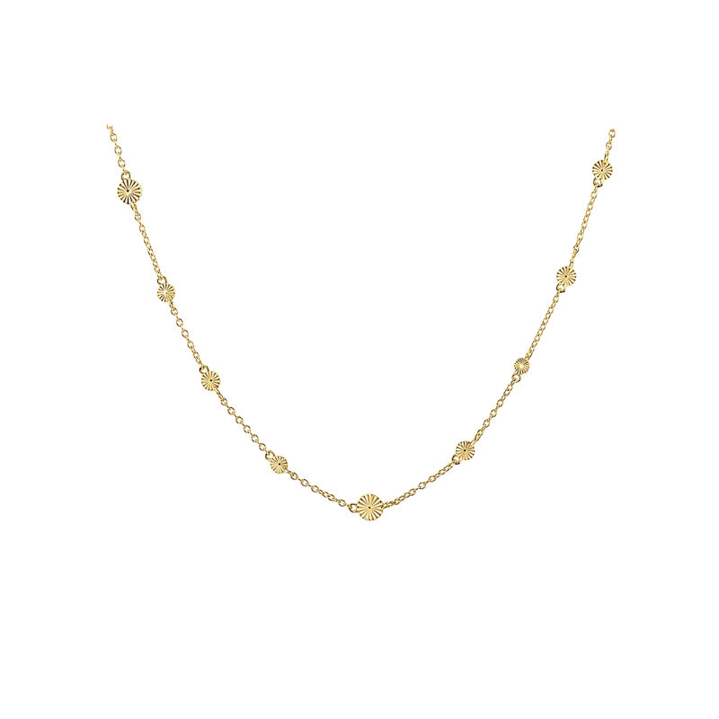 Line Necklace  Golden