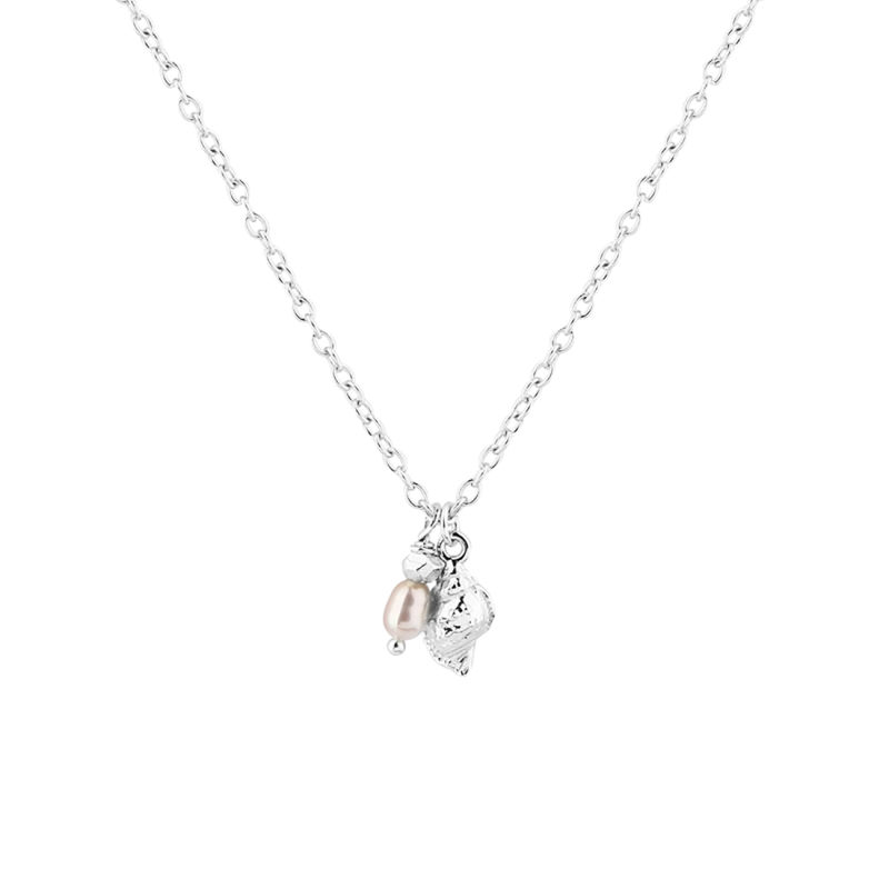 Costa Rose Necklace  Silver