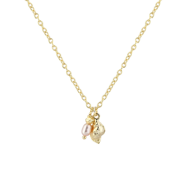 Costa Rose Necklace  Golden