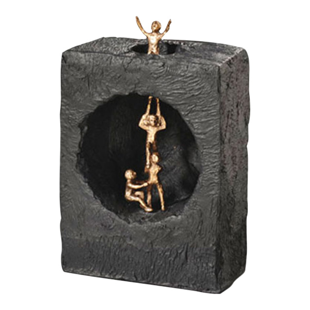 Bronzefigur Quotgensidigtquot 19 Cm Bronzeskulptur I Sort Sten 1995- Kr Køb Til Gave Eller Til Egen Glæde