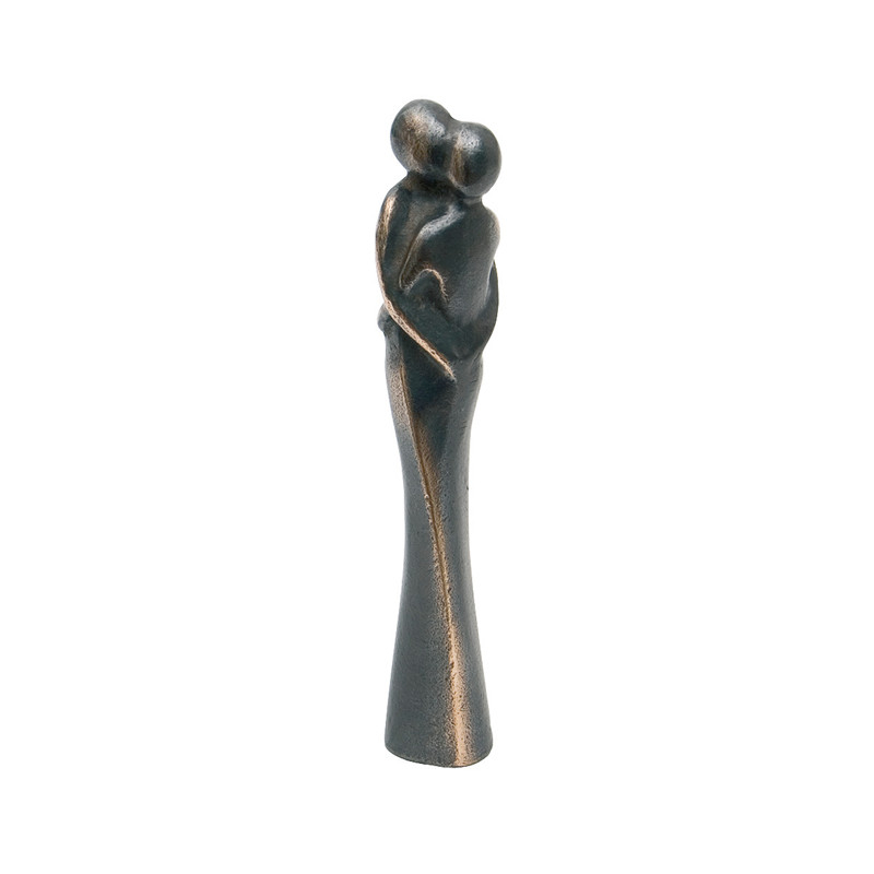 Bronzefigur Omfavnelse 13 Cm 799- Kr Bryllupsgave Sølvbryllupsgave Gulbryllupsgave Gave Kærlighed