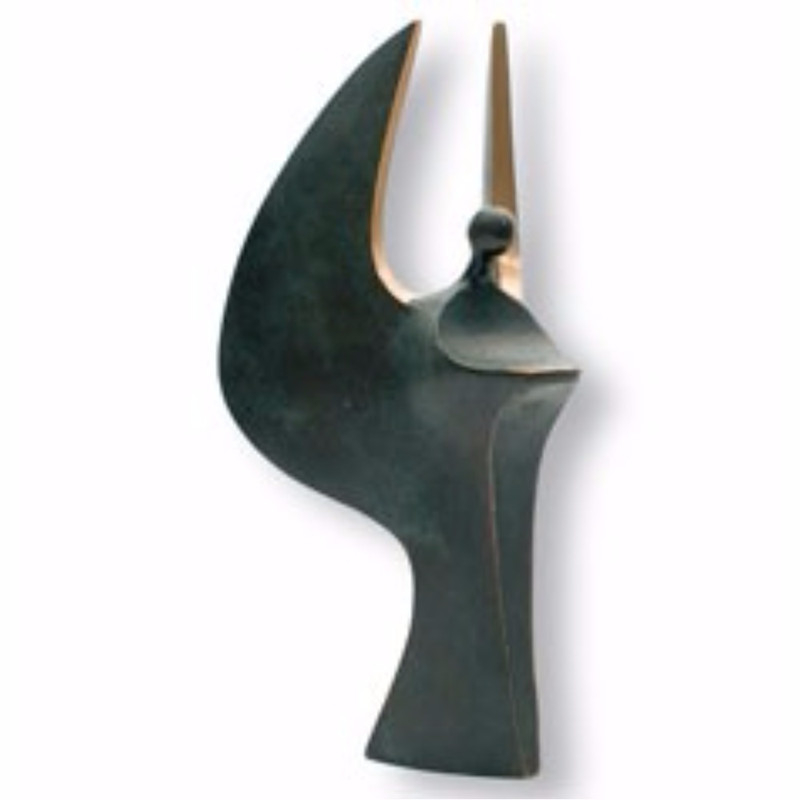 Stor Engel Højde 24 Cm Smuk Bronzefigur 2495- Kr Hurtig Levering Afsendes 0-1 Hverdag