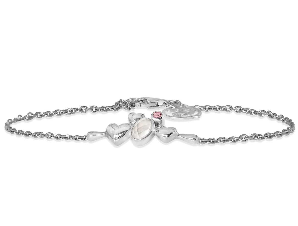 Rabinovich - Hjerte Armbånd Sølv - Bunch Of Love