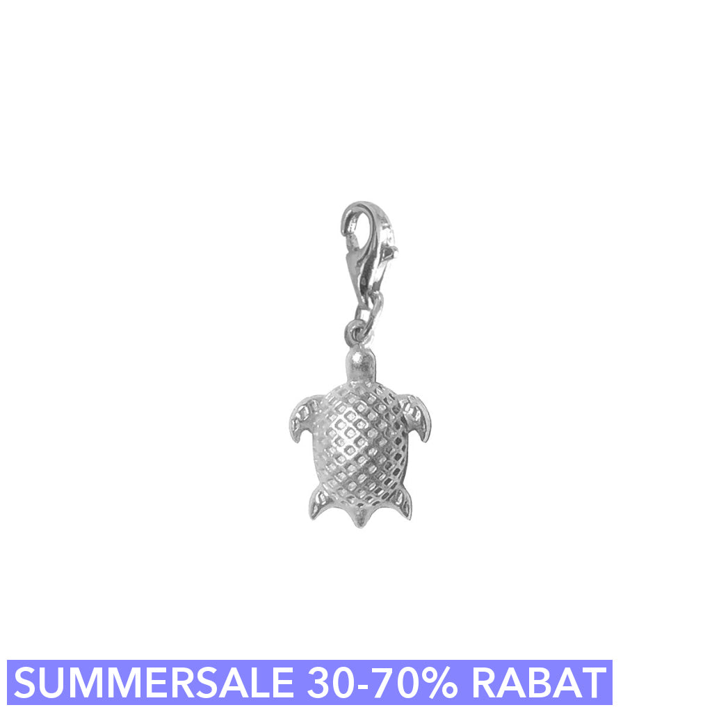 Skildpadde Vedhæng - Linkycharm Deepsea - Sterling Sølv