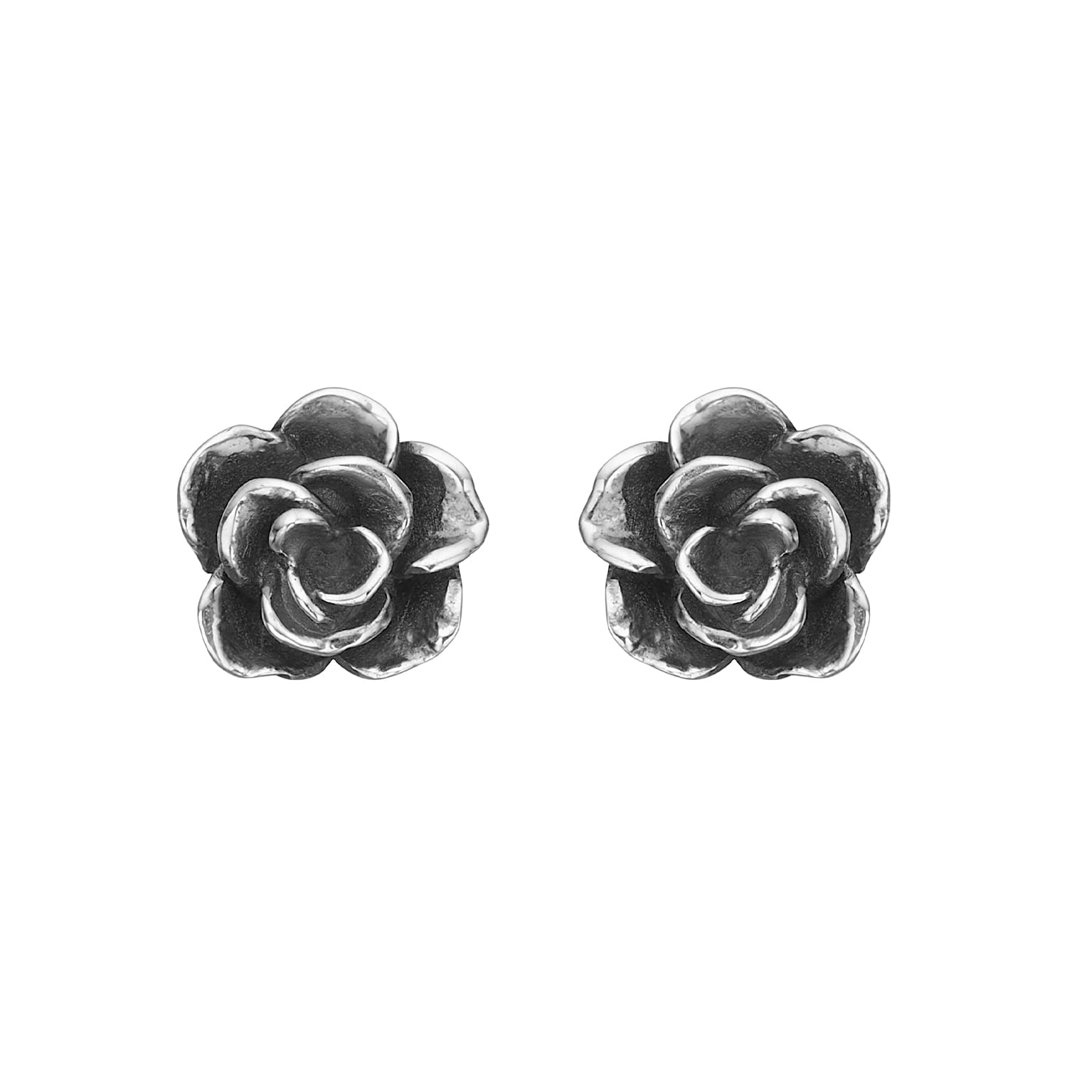 Aphrodite Silver Rose ørestikkere