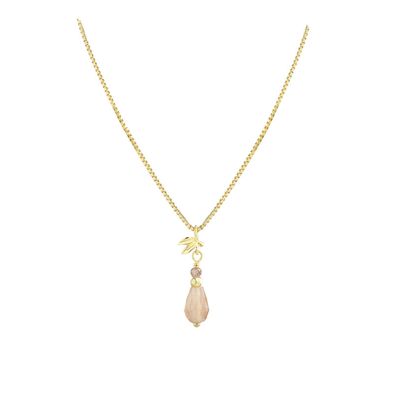 Meadow Rose Necklace  Golden