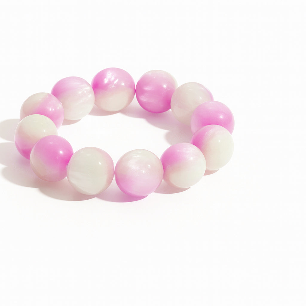 Armbånd - Pinkglow - Pink Perlemor
