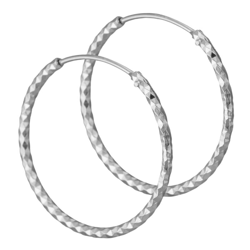 Dina Hoops  Silver
