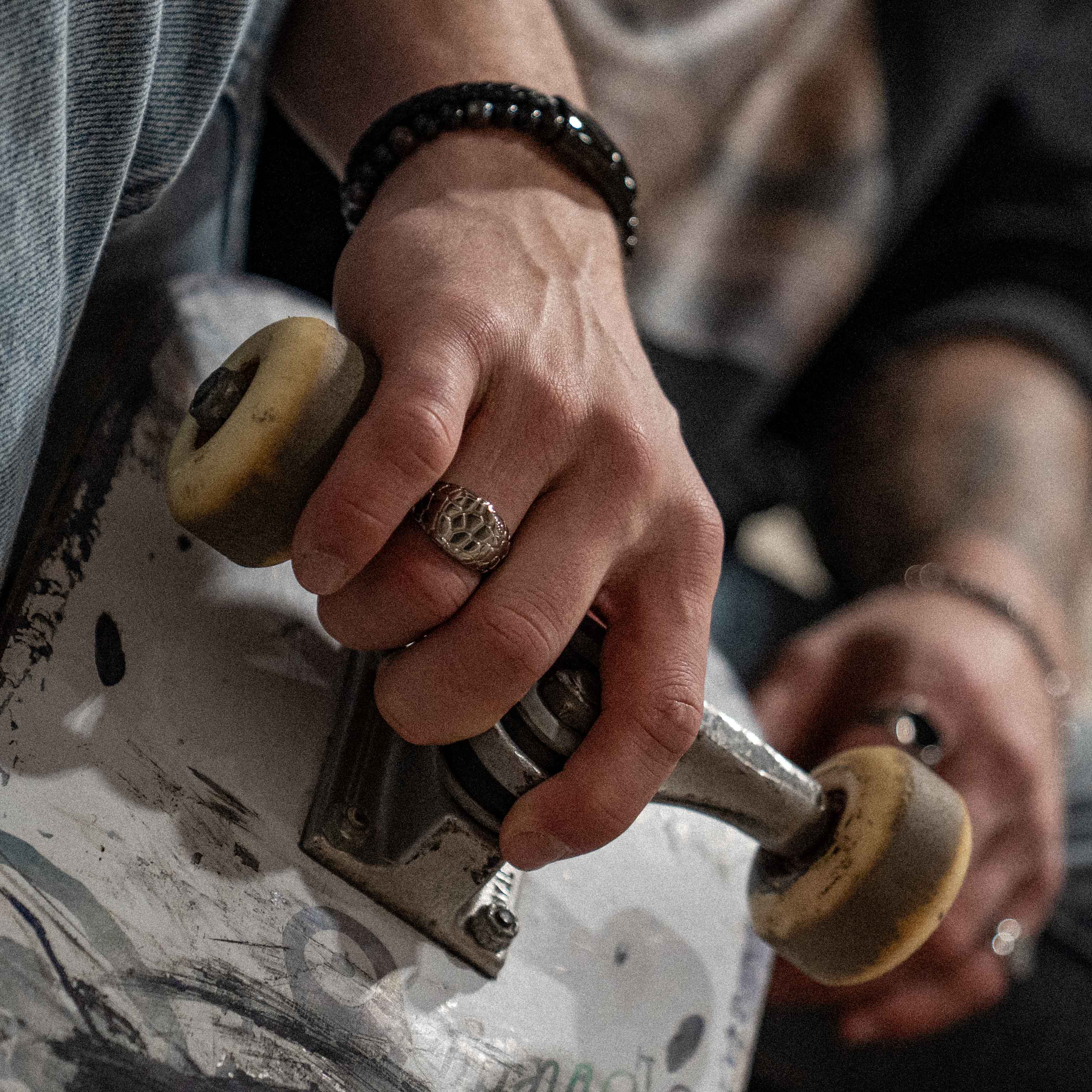 Earthquake Signature Ring Sølv - Str 8 - Herre - Northern Legacy