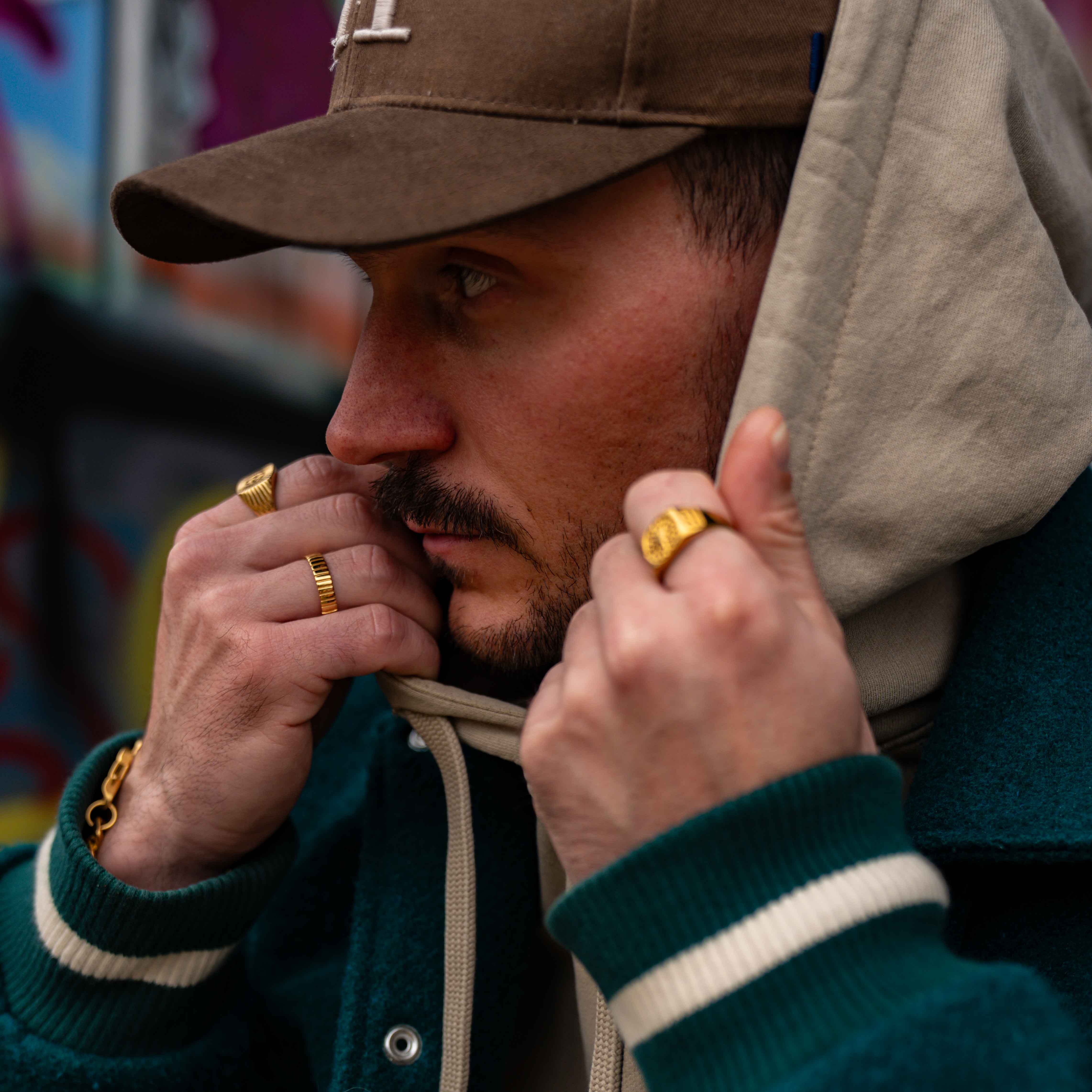 Siempre Cut Band Ring Guld - Str 6 - Herre - Northern Legacy