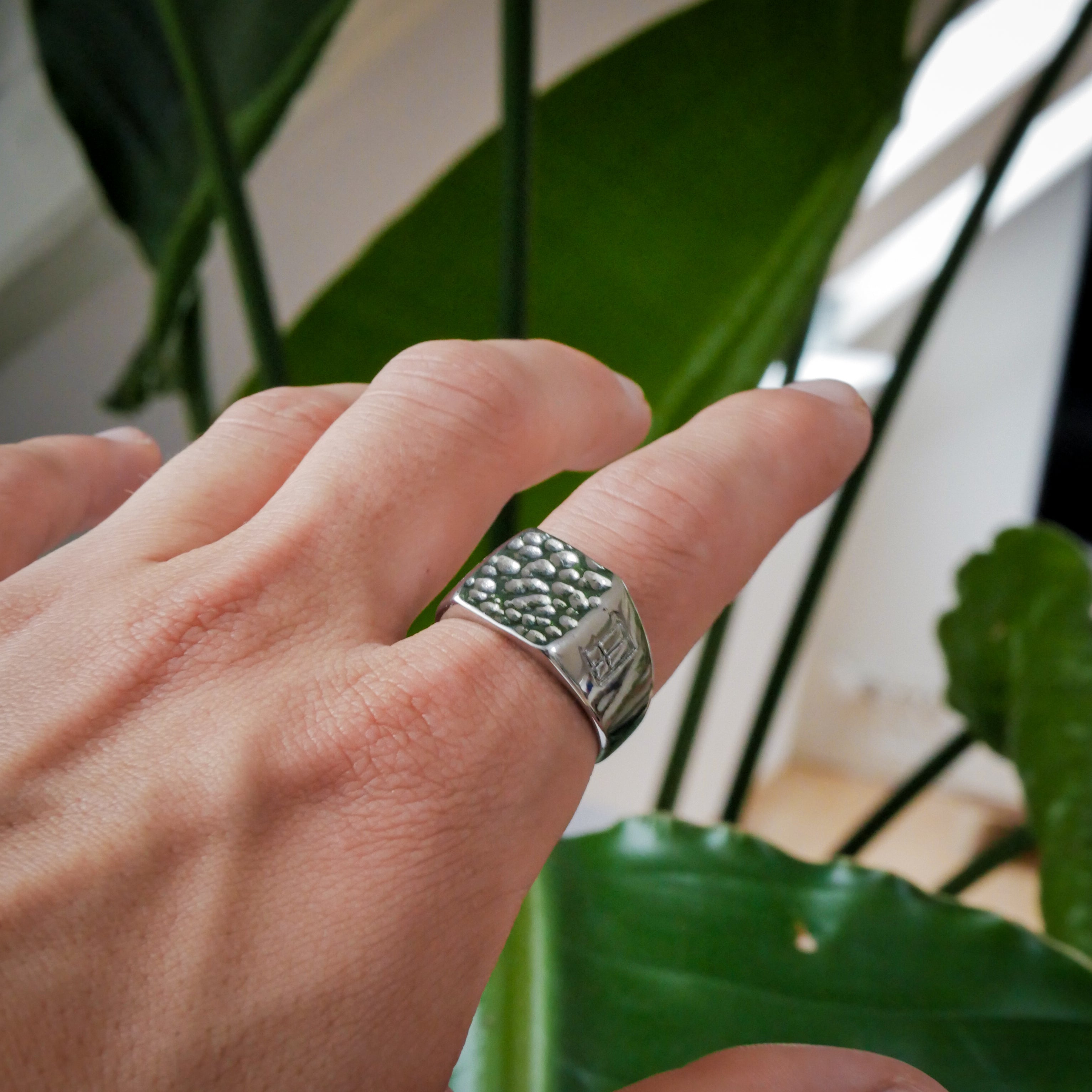Thor Signature Ring Sølv - Str 8 - Herre - Northern Legacy