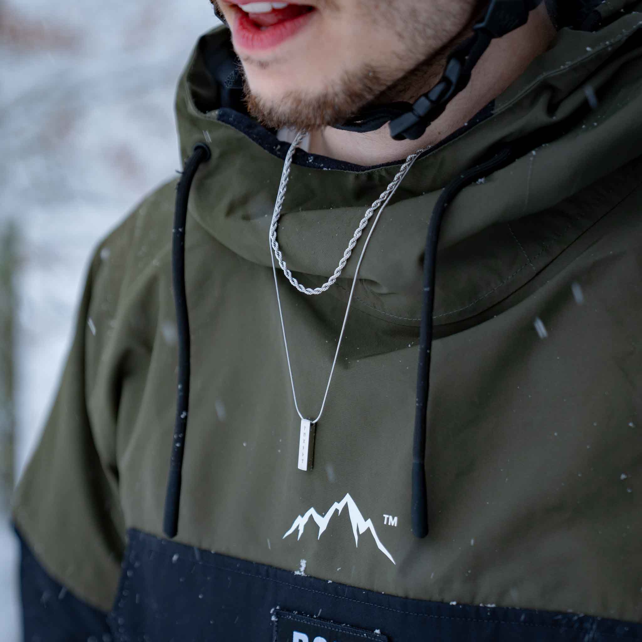 Rope Halskæde Sølv - 60 Cm - Herre - Northern Legacy
