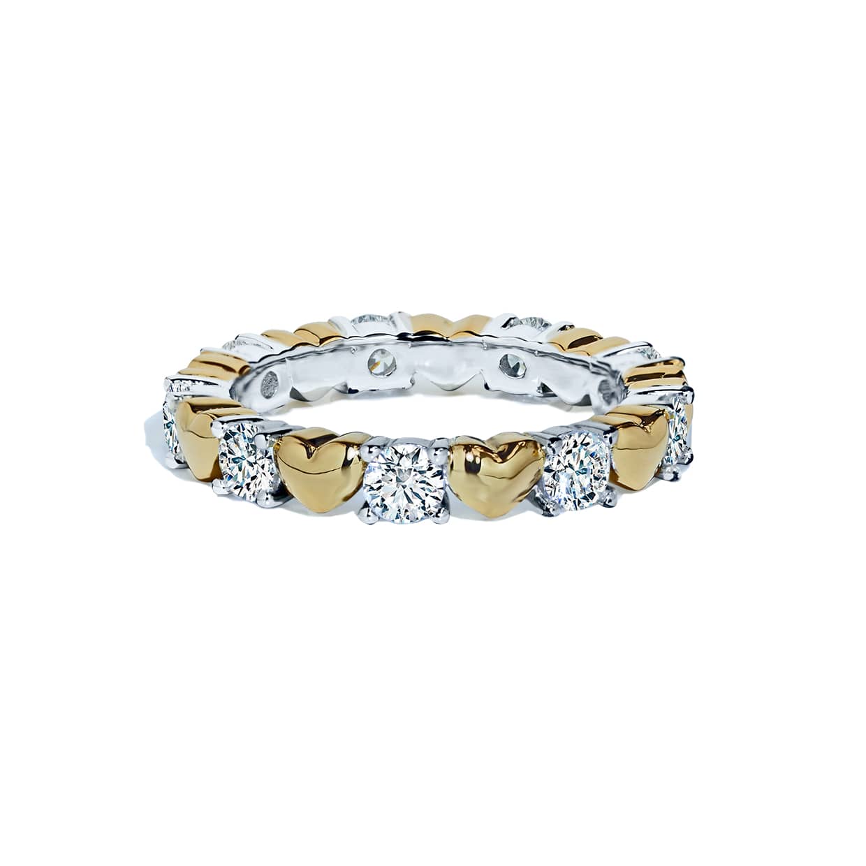 Loving Hjerte Ring I Forgyldt Sterlingsølv - 48