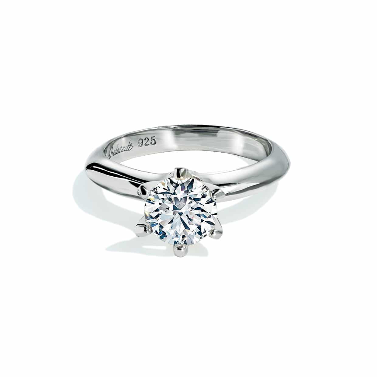 Oxford 6 Fatninger Solitaire Ring - 48