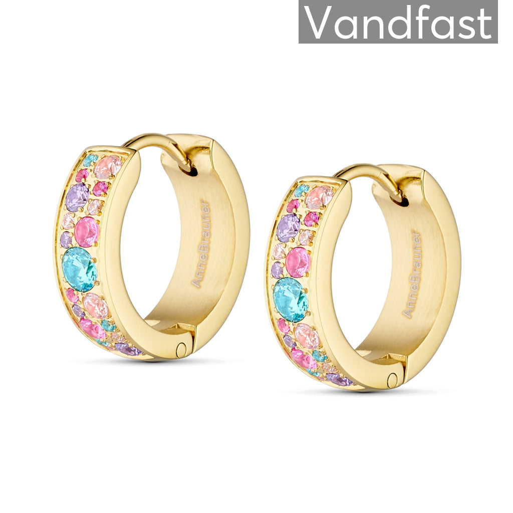 Annebrauner Creole Sparkling Pinkviolet 18k Guldbelagt
