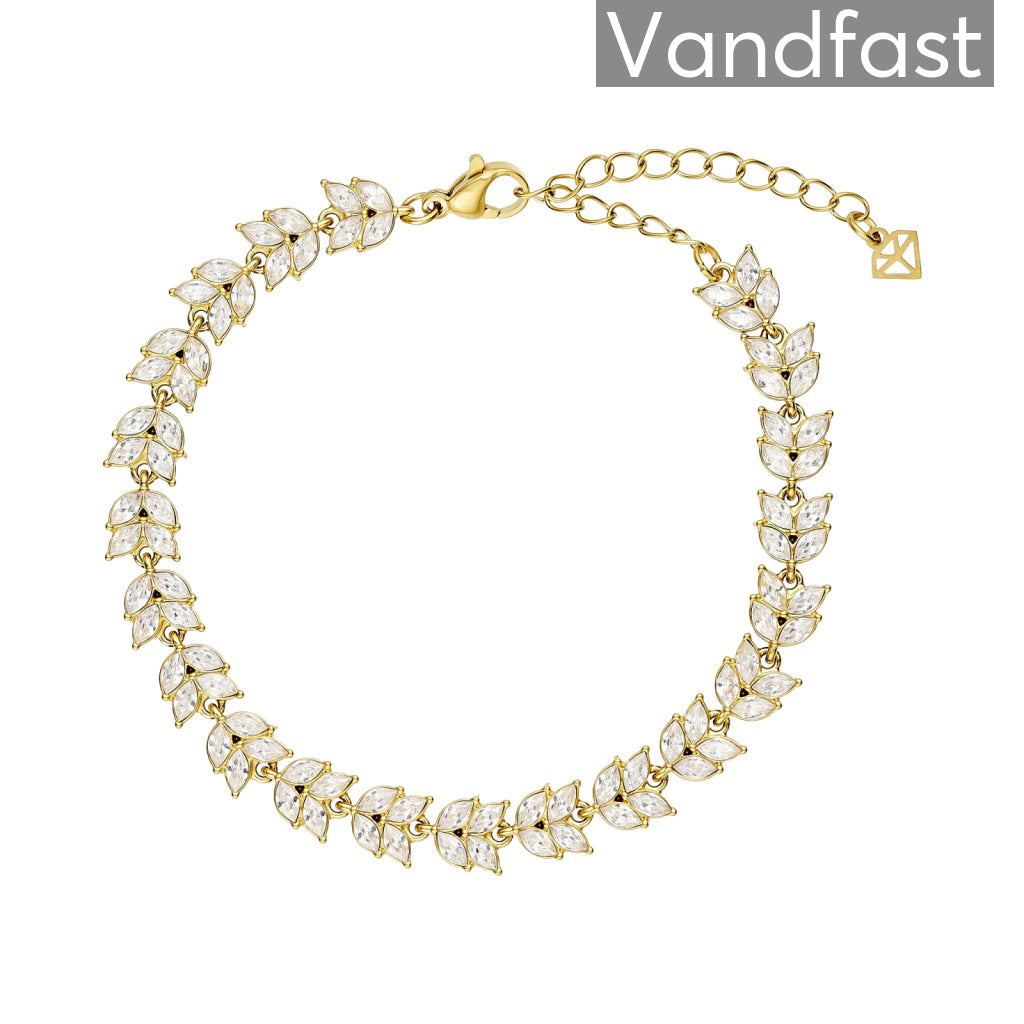 Annebrauner Galla Four Leaf Armbånd 18k Guldbelagt