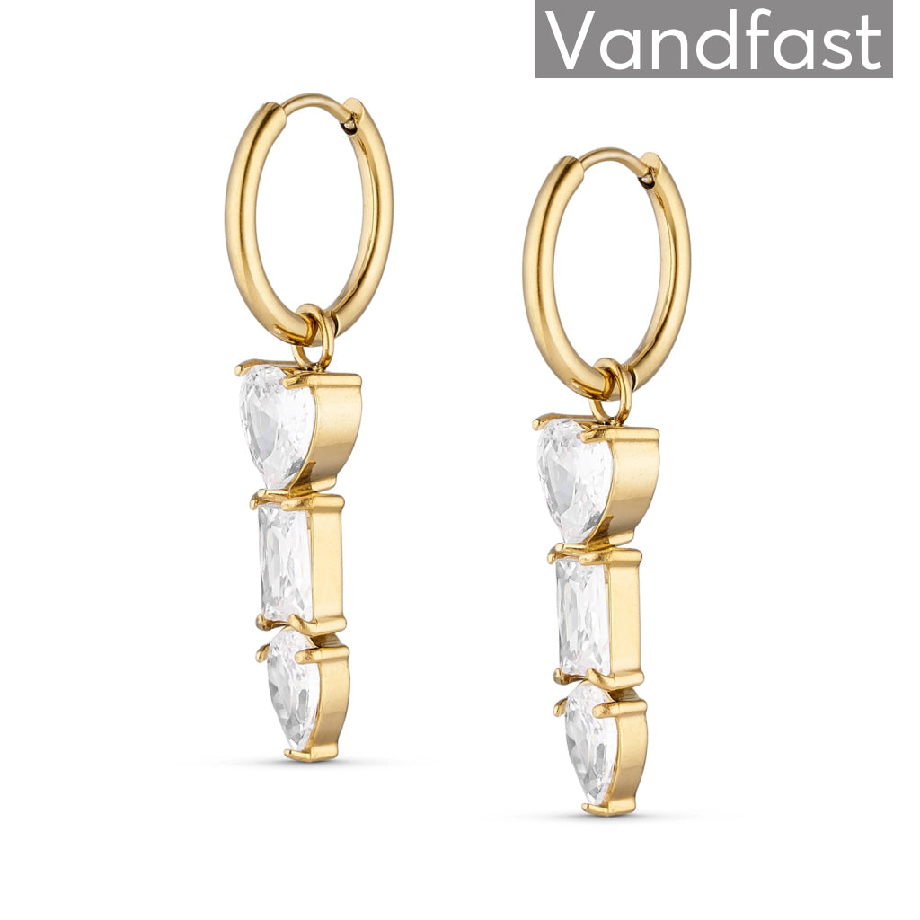 Annebrauner Stella Creoler 18k Guldbelagt