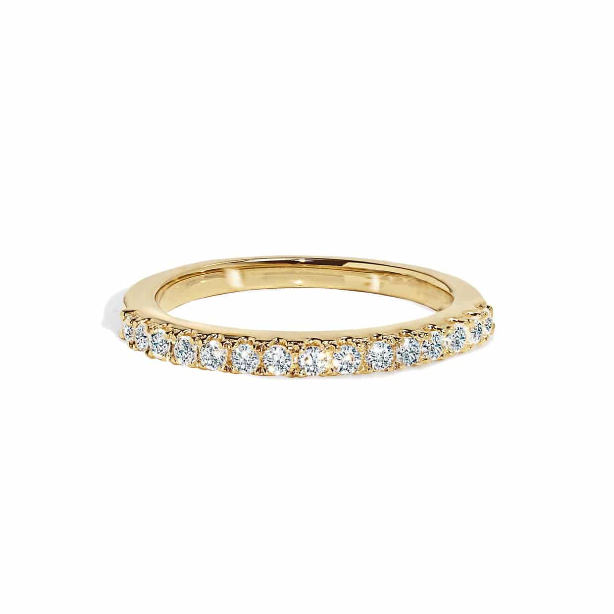 Alliancering Med Diamanter I Guld - 14k Guld 66
