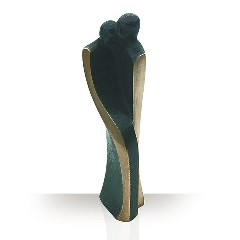 Bronzefigur Hengivenhed Som Par 14 Cm Kunstner Luise K?tt-g?rtner Gaveide 1199- Kr