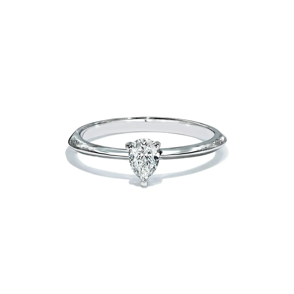 Siena Pæreformet Diamant Solitaire Forlovelsesring I Hvidguld - 14k Guld 66