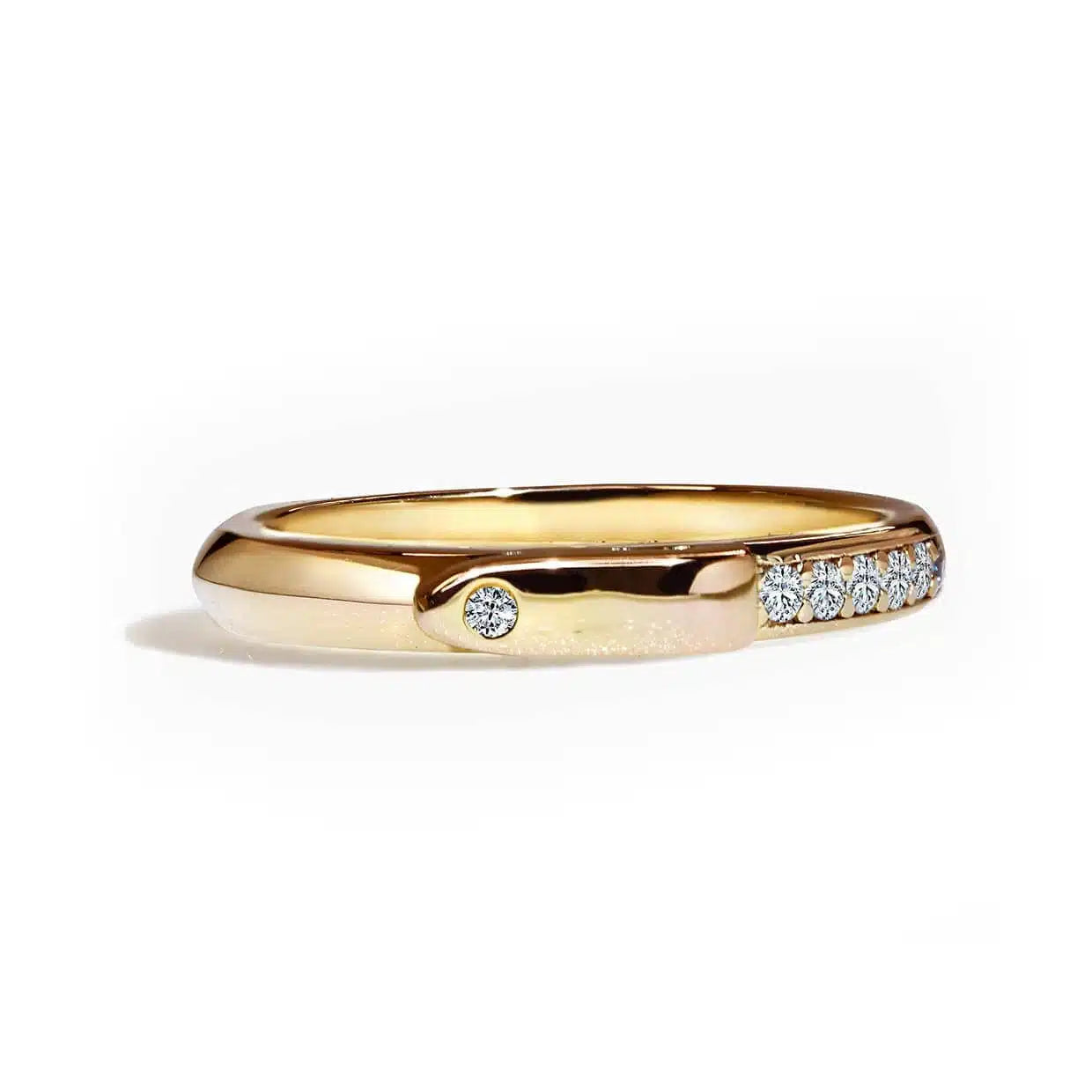 Equestrian Ring Med Sten Forgyldt - 48