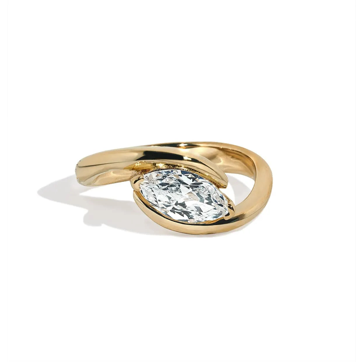 Oxford Gold Small Scandi Ring - 48